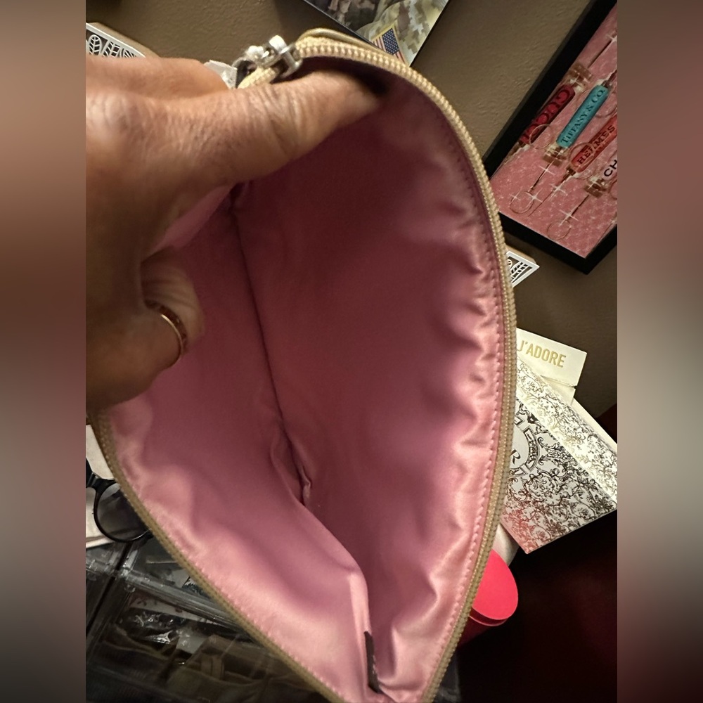 Coach Beige Cosmetic Bag with Signature Monogram NWT - Picture 4 of 4